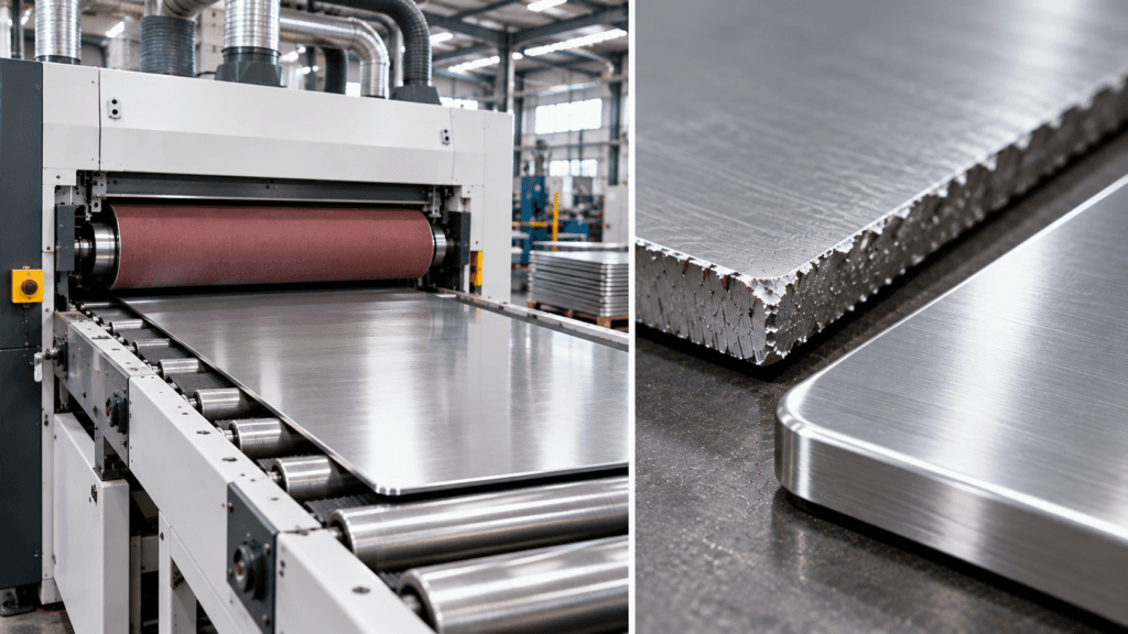 stainless steel polishing machine for repeatable batch production