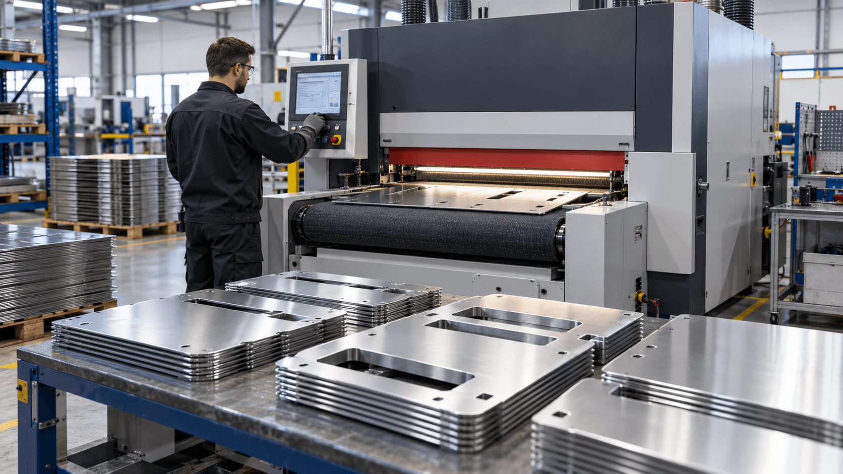 Polishing Machines for precision sheet metal finishing