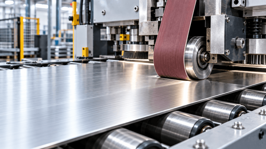 Industrial Polishing Machines for continuous metal production