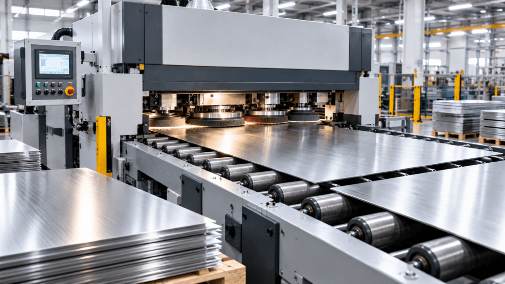 Industrial Polishing Machines with controlled grinding process